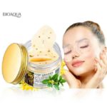 Тканевые патчи под глаза с золотым османтусом BIOAQUA