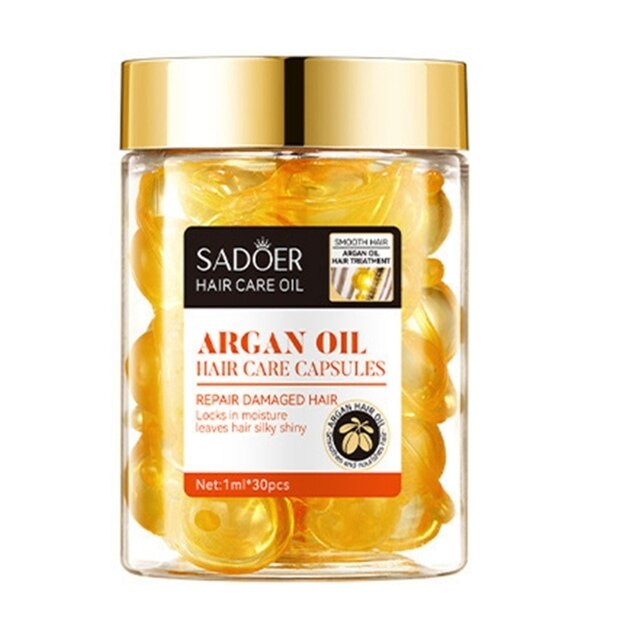 Капсулы для волос с Аргановым маслом Sadoer, 30 шт