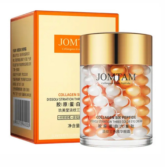 Крем для шкіри очей з пептидами Jomtam Collagen Six Peptide
