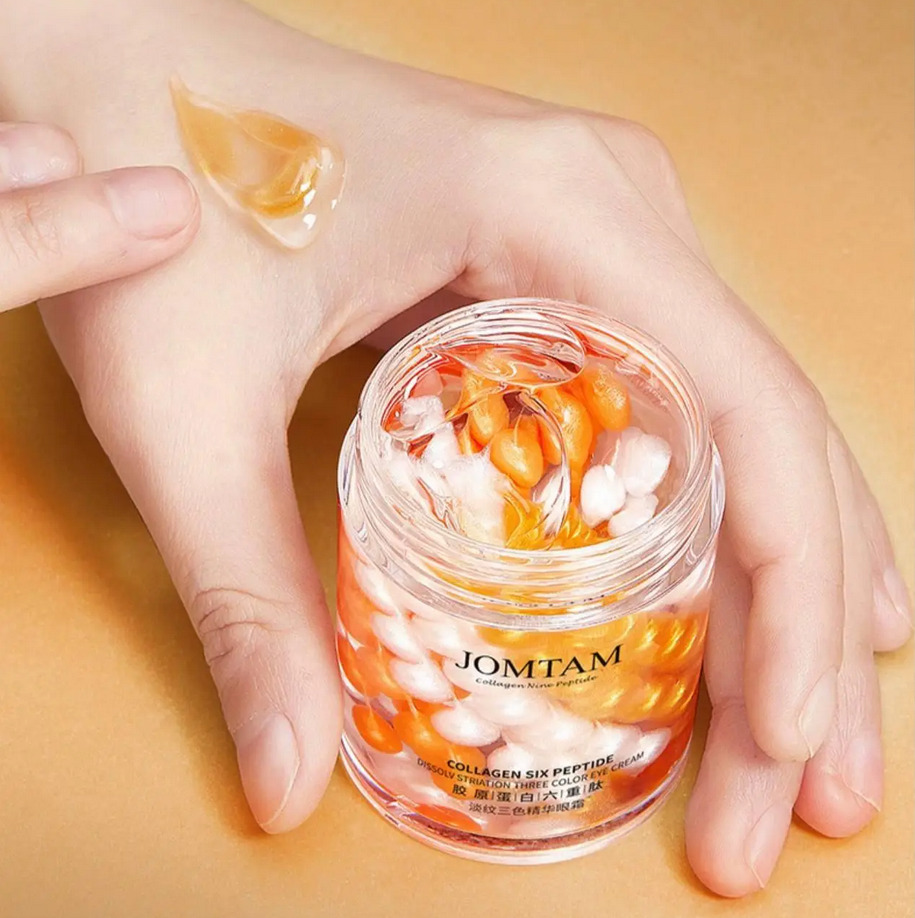 Крем для шкіри очей з пептидами Jomtam Collagen Six Peptide