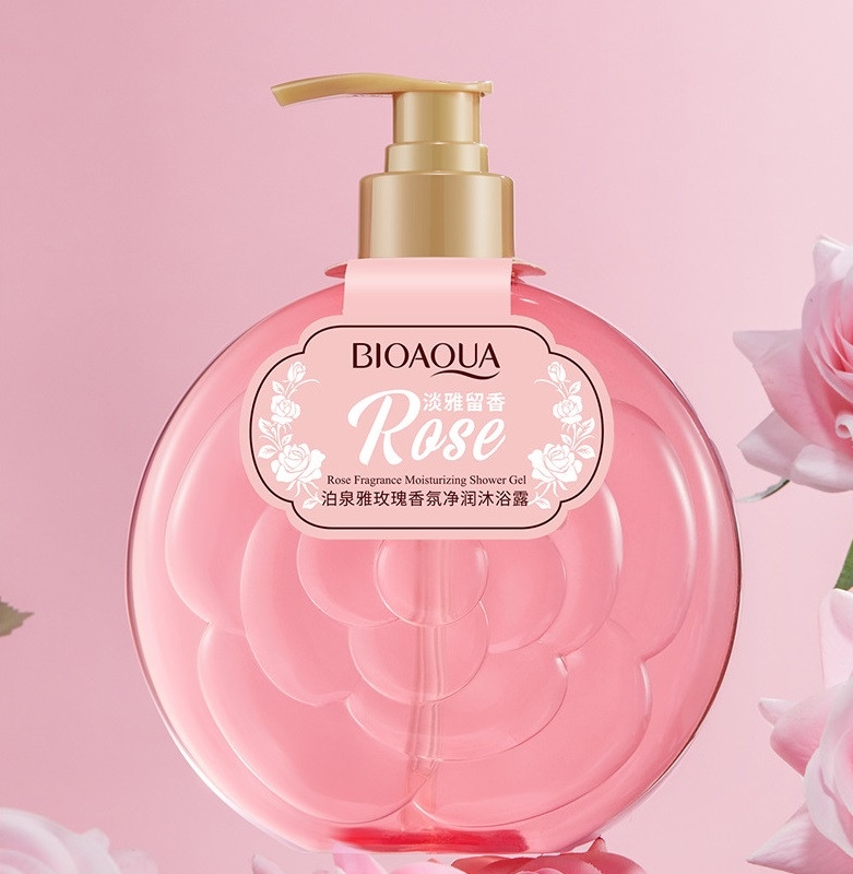 Гель для душа с розовым маслом Bioaqua Rose Shower Gel 500g