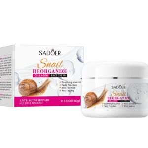 Крем для лица с экстрактом улитки и коллагеном Sadoer 100 г