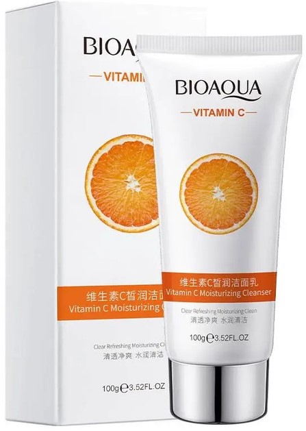 Концентрат в капсулах Lillu Ласточкино гнездо + Пенка для умывания Bioaqua Vitamin C