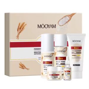 Подарочный набор для ухода за кожей с рисовой ферментацией MOOYAM