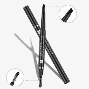 Карандаш для бровей Senana Colorful and Detailed Double Eyebrow Pen (Чёрный)