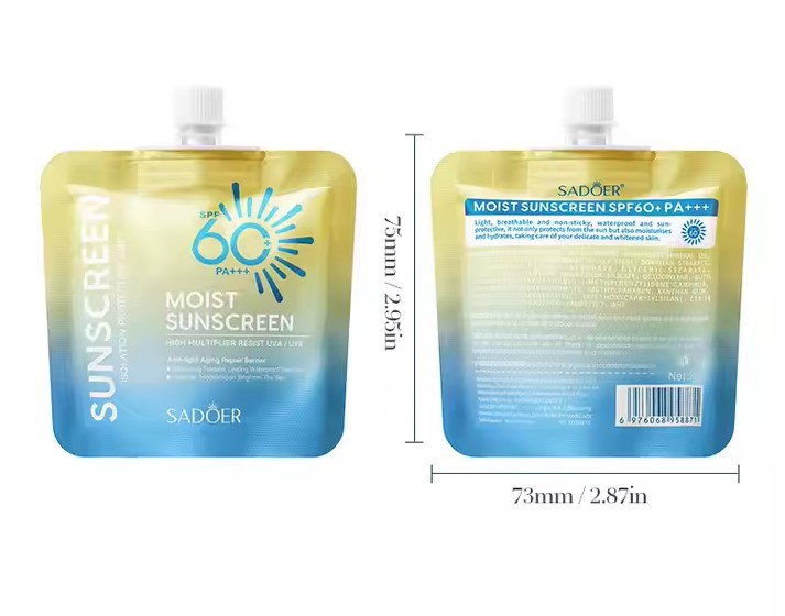 Солнцезащитный крем высокой мощности SPF 60+ PA+++, Sadoer